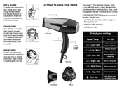 Conair 1875 Watt Ionic Chrome Styler Instructions For Use Manual