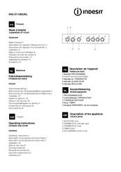Indesit KN6 G110SA/NL Operating Instructions Manual