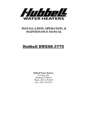 Hubbell BWXSS-3775 Installation, Operation And Maintenance Manual