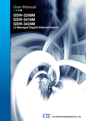 CTC Union GSW-3416M User Manual