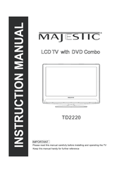 Majestic TD2220 Instruction Manual