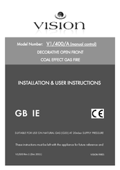 Vision V1/400/A Installation & User's Instructions