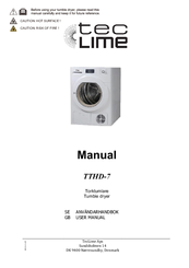 tec lime TTHD-7 Manual