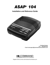 Command Communications ASAP 104 Installation And Reference Manual