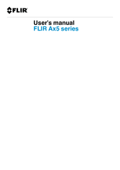 FLIR Ax5 series User Manual