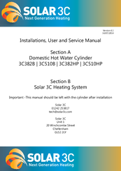 Solar 3C 3C382B Installation, User And Service Manual