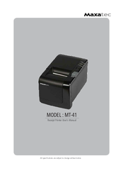Maxatec MT-41 User Manual