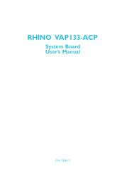 Octek RHINO VAP133-ACP User Manual