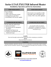 Superior Radiant LTX-40 Installation & Operation Manual