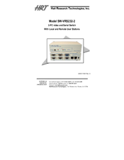 HRT SW-VRS232-2 User Manual