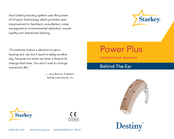 Starkey Destiny Power Plus Operation Manual
