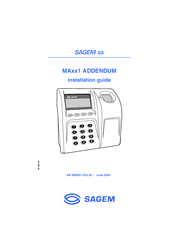 Sagem MAxx1 Installation Manual