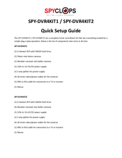 Spyclops SPY-DVR4KIT2 Quick Setup Manual