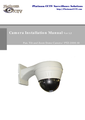 Platinum CCTV PTZ-2000-10 Installation Manual