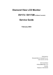 Diamond View DV172 Service Manual