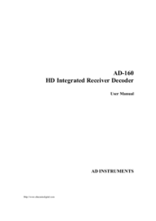 ADInstruments AD-160 User Manual