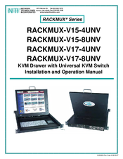 NTI RACKMUX-V17-8UNV Installation And Operation Manual