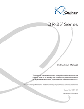 Quincy Compressor QR-25 4125 Instruction Manual