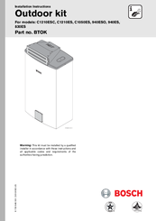 Bosch BTOK Installation Instructions Manual