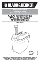 Black & Decker Coolbox BDC33L Instruction Manual