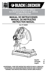 Black & Decker CS2001 Linea PRO Instruction Manual