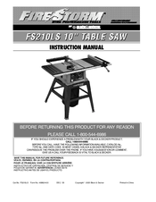 \u0026 decker FIRESTORM FS210LS Manuals 