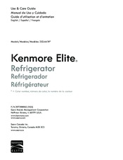Kenmore 253.4474 Use & Care Manual