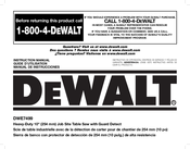 DeWalt dwe7491rs Instruction Manual