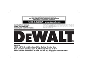 DeWalt DCS372 Instruction Manual