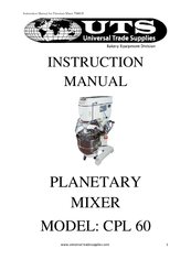 Universal Trade Supplies CPL 60 Instruction Manual
