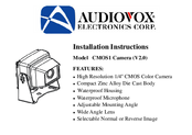 Audiovox CMOS1 Installation Instructions Manual