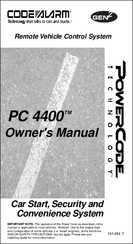 Code Alarm PC 4400 Owner's Manual