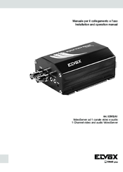 Elvox 52WS/A1 Installation And Operation Manual