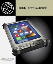 XPLORE TECHNOLOGIES XC6 User Handbook Manual
