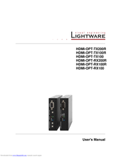 Lightware HDMI-OPT-RX200R User Manual