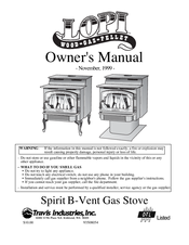 Lopi Spirit Owner's Manual
