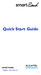 Alcatel onetouch SmartBand Quick Start Manual