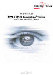 Photon Focus MV1-D1312C CameraLink Series User Manual