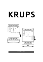 Krups Espresso Novo Plus FNC1 User Manual