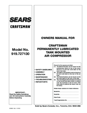 CRAFTSMAN 919.727130 Owner's Manual