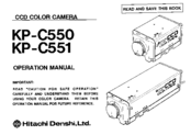 Hitachi KP-C550 Operation Manual