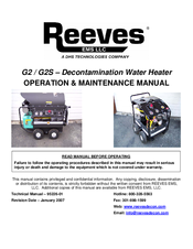 Reeves G2 series Operation & Maintenance Manual