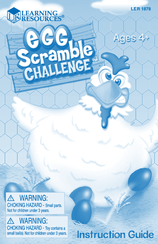 Learning Resources egg scramble challenge LER 1878 Instruction Manual