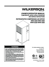 wilkerson WRA-0250-3 Owner's/Operator's Manual