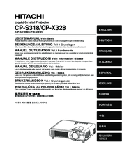 Hitachi CP-S318 series User Manual