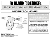 Black & Decker MT1203BL Instruction Manual