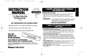 Master Mechanic TV700 Instruction Manual