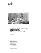 Cisco TelePresence System 3200 Use & Care Manual