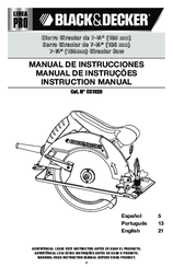 Black & Decker CS1020 Instruction Manual