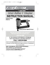 Black & Decker FireStorm FSNS125 Instruction Manual